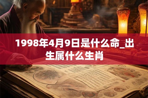 1998年4月9日是什么命_出生属什么生肖