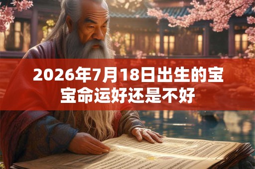 2026年7月18日出生的宝宝命运好还是不好