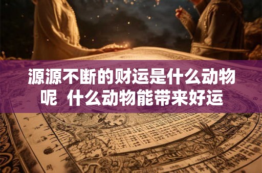 源源不断的财运是什么动物呢  什么动物能带来好运