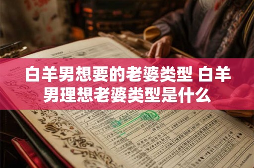 白羊男想要的老婆类型 白羊男理想老婆类型是什么 白羊男想要的老婆类型 白羊男理想老婆类型是什么