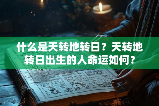 什么是天转地转日？天转地转日出生的人命运如何？