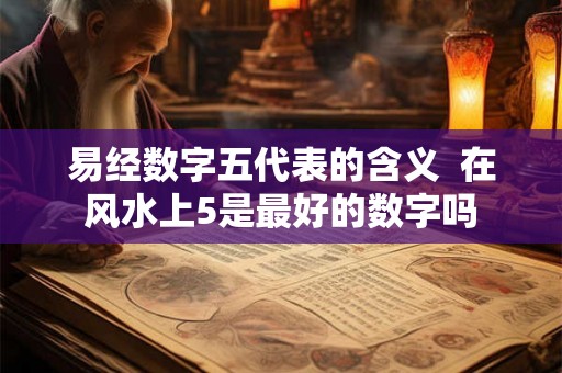 易经数字五代表的含义  在风水上5是最好的数字吗
