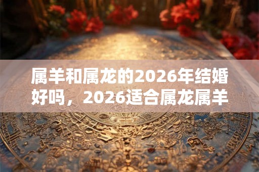 属羊和属龙的2026年结婚好吗，2026适合属龙属羊结婚吉日