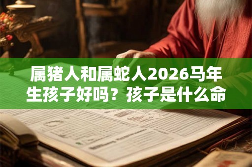 属猪人和属蛇人2026马年生孩子好吗?孩子是什么命? 属猪人和属蛇人2026马年生孩子好吗?孩子是什么命?