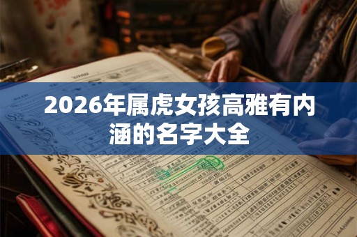 2026年属虎女孩高雅有内涵的名字大全