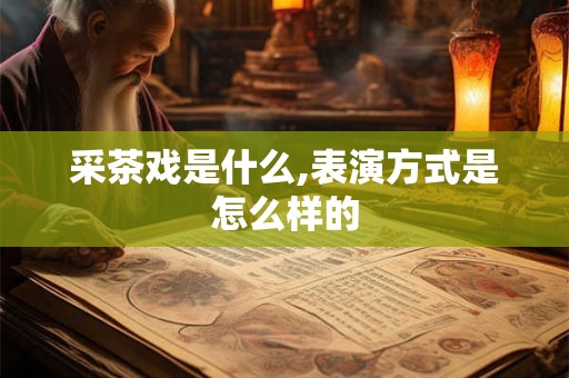 采茶戏是什么,表演方式是怎么样的