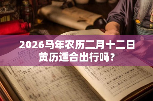 2026马年农历二月十二日黄历适合出行吗？