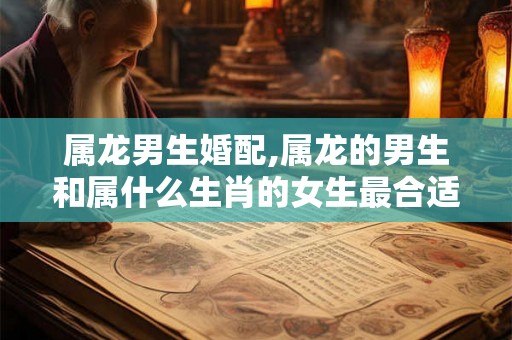 属龙男生婚配,属龙的男生和属什么生肖的女生最合适啊？