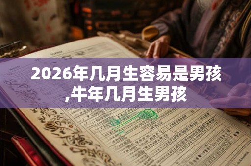 2026年几月生容易是男孩,牛年几月生男孩 2026年几月生容易是男孩,牛年几月生男孩
