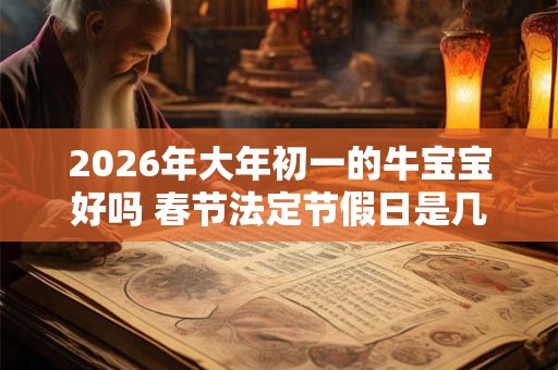 2026年大年初一的牛宝宝好吗 春节法定节假日是几天
