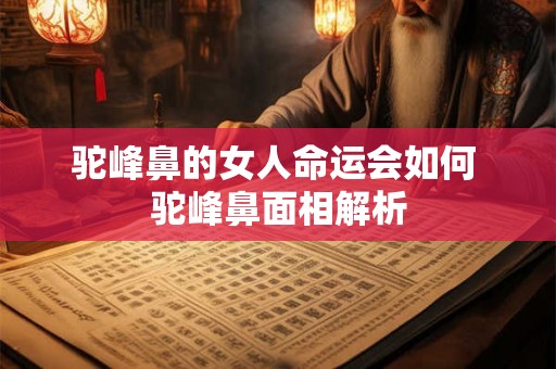 驼峰鼻的女人命运会如何 驼峰鼻面相解析 驼峰鼻的女人命运会如何 驼峰鼻面相解析