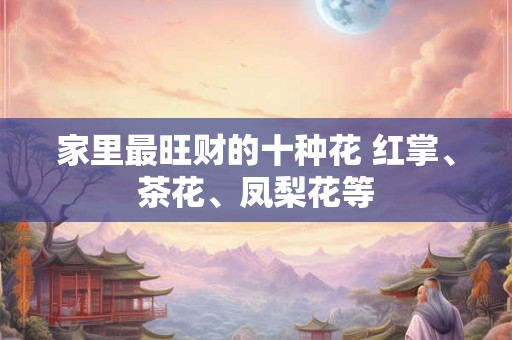 家里最旺财的十种花 红掌、茶花、凤梨花等 家里最旺财的十种花 红掌、茶花、凤梨花等
