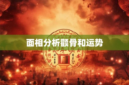 面相分析颧骨和运势