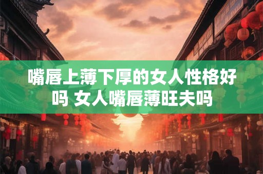 嘴唇上薄下厚的女人性格好吗 女人嘴唇薄旺夫吗