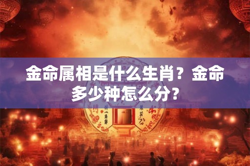 金命属相是什么生肖？金命多少种怎么分？