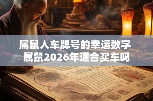 属鼠人车牌号的幸运数字 属鼠2026年适合买车吗