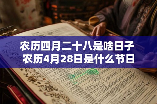 农历四月二十八是啥日子 农历4月28日是什么节日