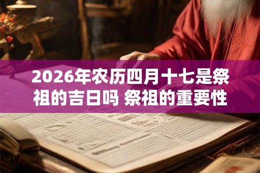 2026年农历四月十七是祭祖的吉日吗 祭祖的重要性 2026年农历四月十七是祭祖的吉日吗 祭祖的重要性