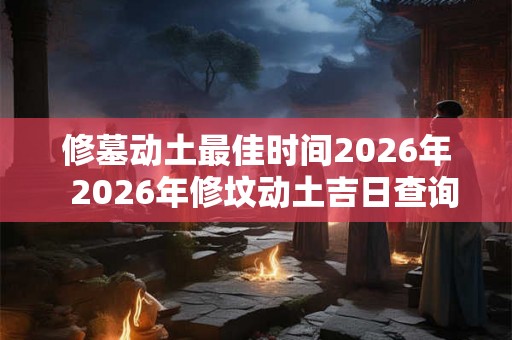 修墓动土最佳时间2026年 2026年修坟动土吉日查询 修墓动土最佳时间2026年 2026年修坟动土吉日查询