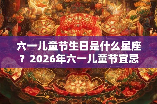 六一儿童节生日是什么星座?2026年六一儿童节宜忌 六一儿童节生日是什么星座?2026年六一儿童节宜忌