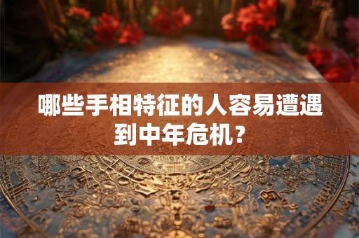 哪些手相特征的人容易遭遇到中年危机？