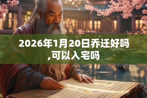 2026年1月20日乔迁好吗,可以入宅吗