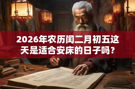 2026年农历闰二月初五这天是适合安床的日子吗？