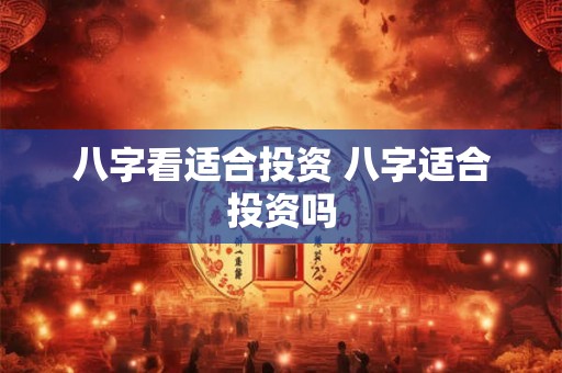 八字看适合投资 八字适合投资吗 八字看适合投资 八字适合投资吗