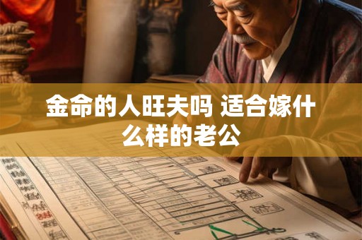 金命的人旺夫吗 适合嫁什么样的老公