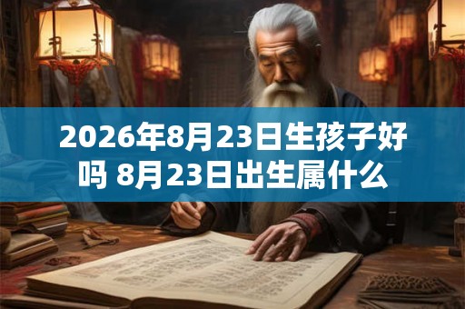 2026年8月23日生孩子好吗 8月23日出生属什么 2026年8月23日生孩子好吗 8月23日出生属什么