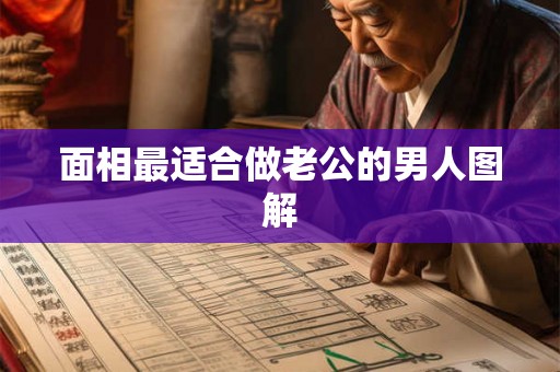 面相最适合做老公的男人图解