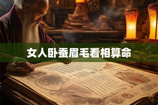 女人卧蚕眉毛看相算命