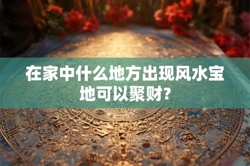 在家中什么地方出现风水宝地可以聚财？