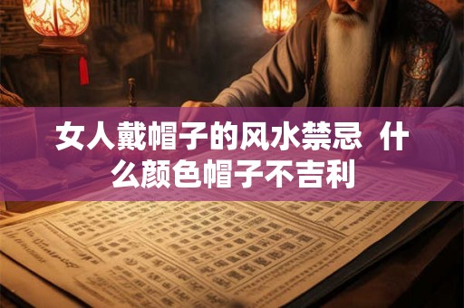 女人戴帽子的风水禁忌  什么颜色帽子不吉利