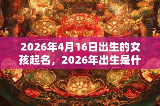 2026年4月16日出生的女孩起名，2026年出生是什么命？