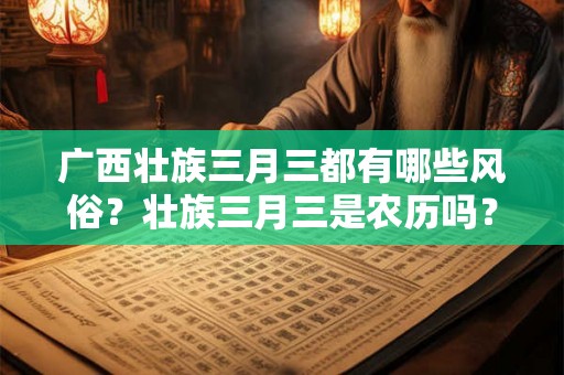 广西壮族三月三都有哪些风俗？壮族三月三是农历吗？