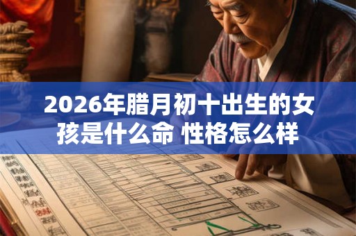 2026年腊月初十出生的女孩是什么命 性格怎么样