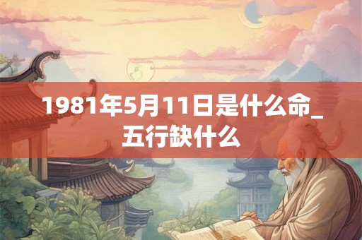 1981年5月11日是什么命_五行缺什么