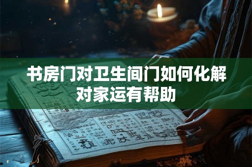 书房门对卫生间门如何化解对家运有帮助
