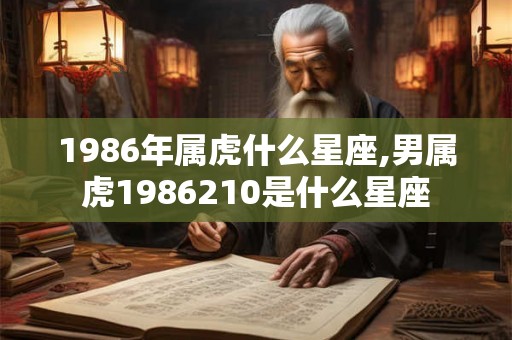 1986年属虎什么星座,男属虎1986210是什么星座 1986年属虎什么星座,男属虎1986210是什么星座