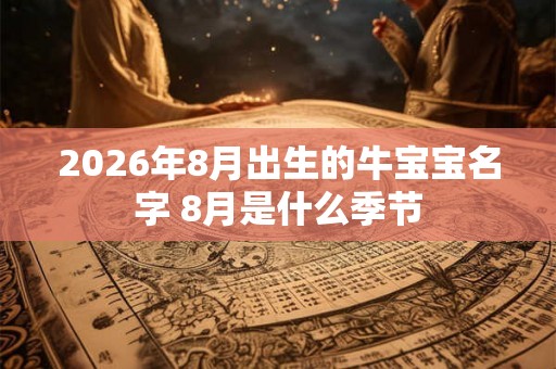 2026年8月出生的牛宝宝名字 8月是什么季节