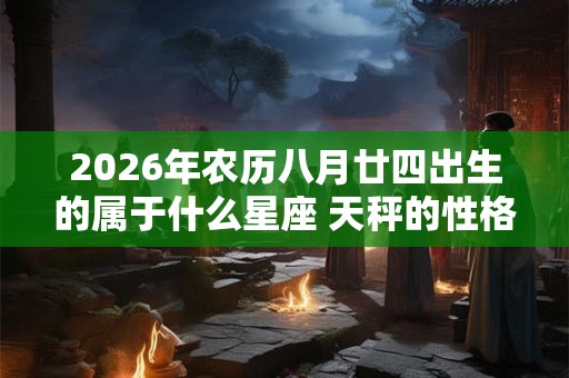 2026年农历八月廿四出生的属于什么星座 天秤的性格