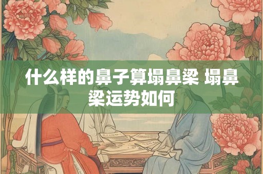 什么样的鼻子算塌鼻梁 塌鼻梁运势如何 什么样的鼻子算塌鼻梁 塌鼻梁运势如何