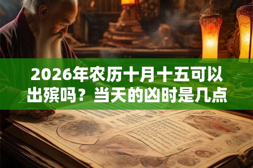 2026年农历十月十五可以出殡吗？当天的凶时是几点？