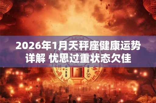 2026年1月天秤座健康运势详解 忧思过重状态欠佳