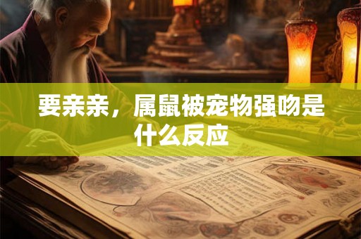 要亲亲，属鼠被宠物强吻是什么反应