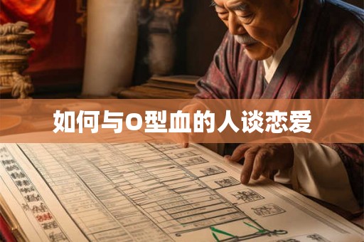 如何与O型血的人谈恋爱