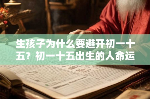 生孩子为什么要避开初一十五?初一十五出生的人命运详解 生孩子为什么要避开初一十五?初一十五出生的人命运详解