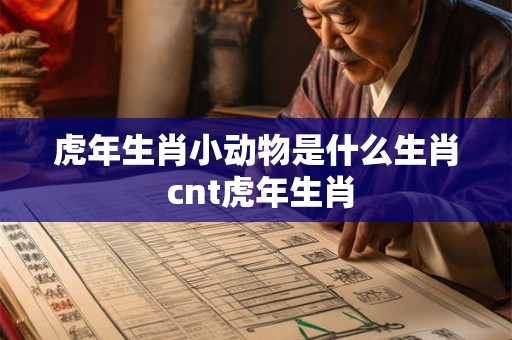 虎年生肖小动物是什么生肖 cnt虎年生肖 虎年生肖小动物是什么生肖 cnt虎年生肖