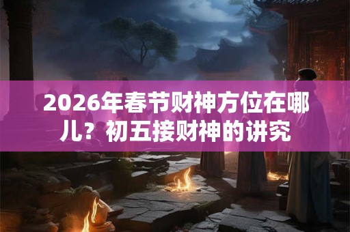 2026年春节财神方位在哪儿?初五接财神的讲究 2026年春节财神方位在哪儿?初五接财神的讲究